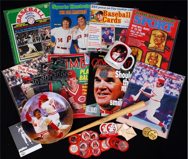 Pete Rose Baseball Memorabilia Collection