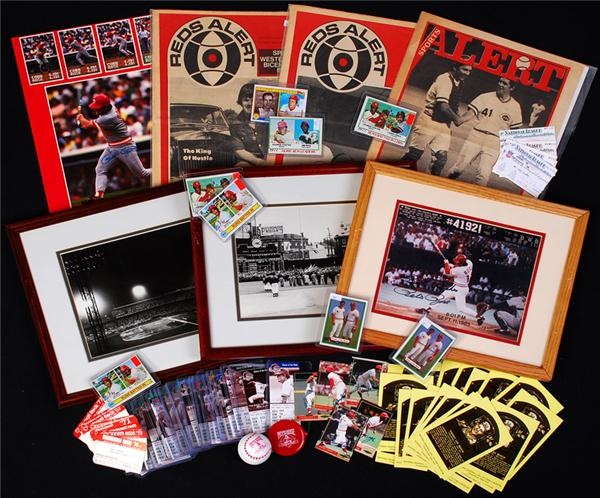 - Large Cincinnati Reds Memorabilia Collection with Cards and Autographs (250+)