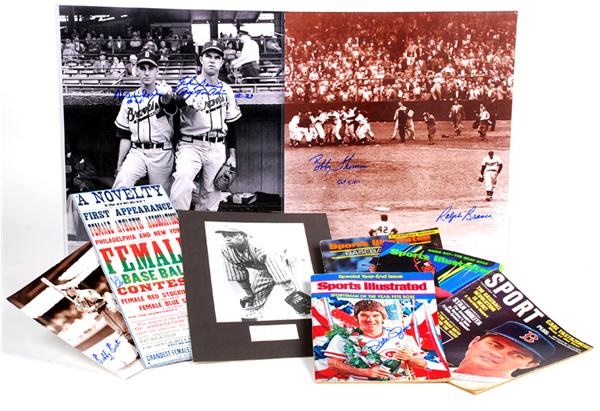 Baseball Autograph Collection with Hall of Famers (30+)