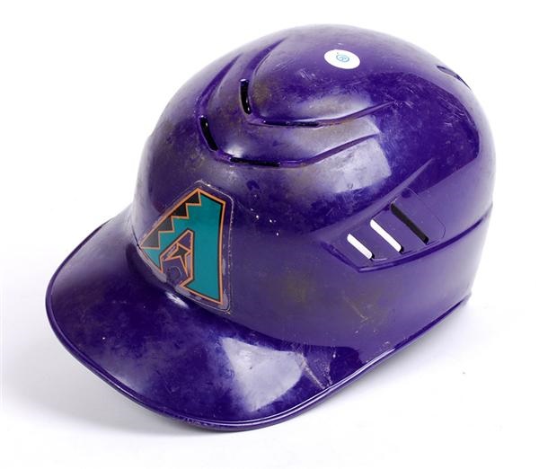 Baseball Equipment - Shawn Green Arizona Diamondbacks Game Used Batting Helmet (2006)