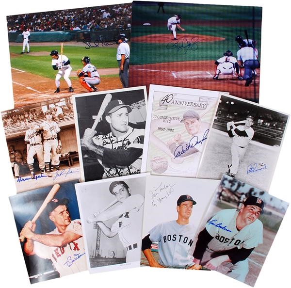 Baseball Autographs - Boston Red Sox and Braves Signed Photos and Prints (27)