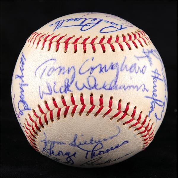 - 1967 Boston Red Sox Team Signed Baseball LOA