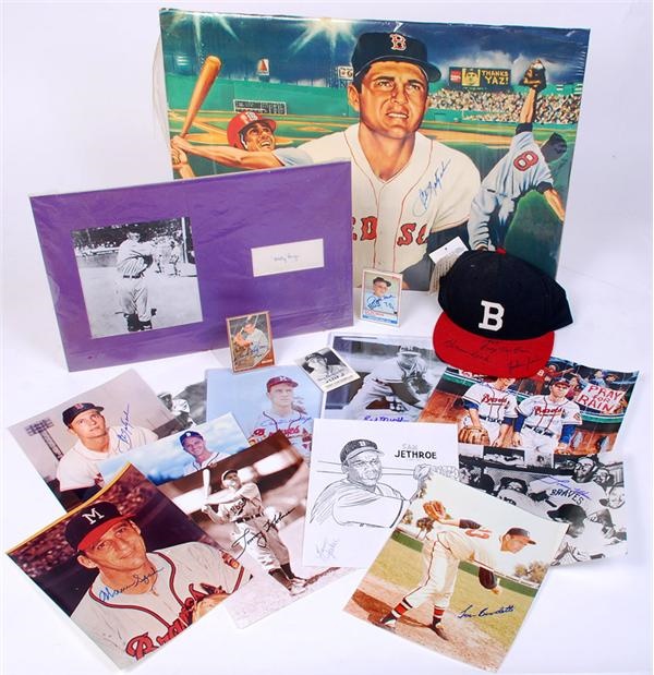 Baseball Autographs - Boston Red Sox and Boston Braves Autograph Collection (33)