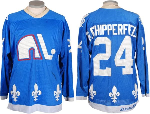 - 1979-80 Ron Chpperfield Quebec Nordiques Game Worn Jersey