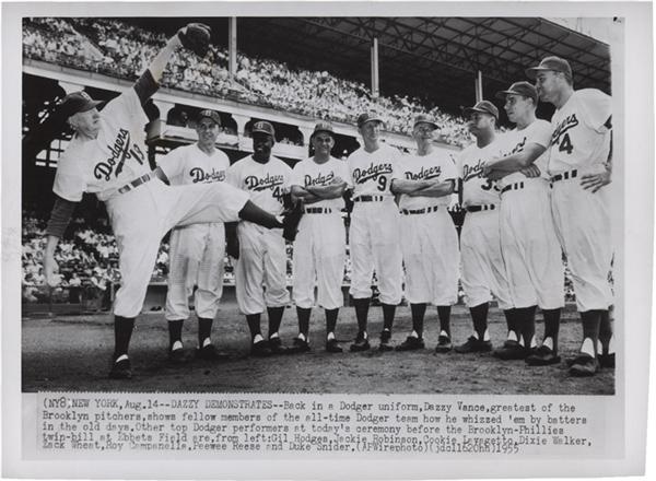 - 1955 Brooklyn Dodgers Photo from SFX Archives