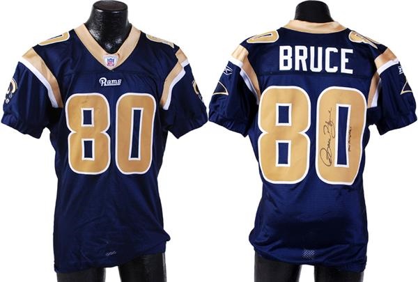 - 2007 Issac Bruce Game Worn 900th Career Reception Jersey