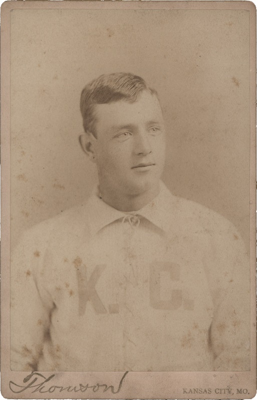 - 1880's Kansas City Professional Baseball Player Cabinet Card