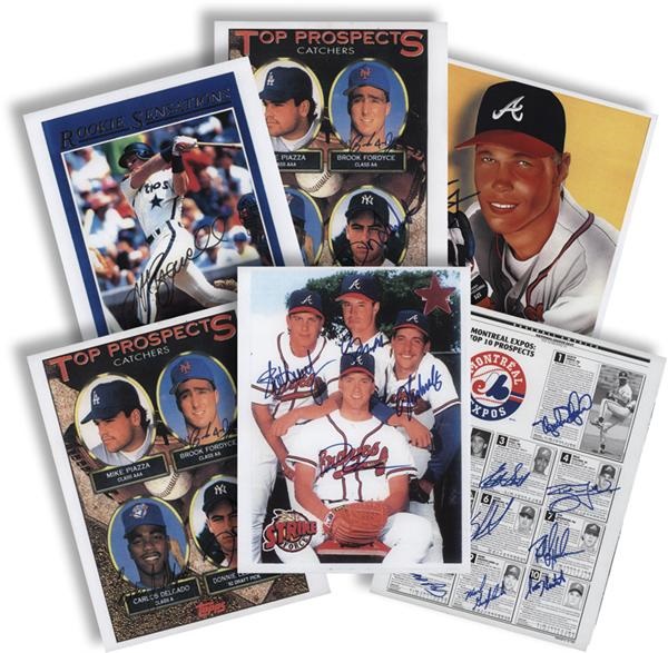 Baseball Autographs - Modern Stars Multi and Single Signed Photos with Future Hall of Famers (13)