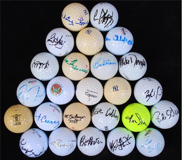 - Signed and Unsigned Golf Ball Collection (28)