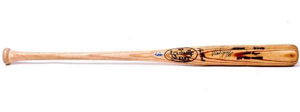 Baseball Equipment - Wade Boggs Signed NY Yankees Game Used Bat