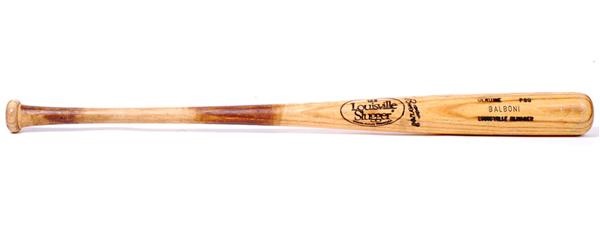 Baseball Equipment - Steve Balboni Game Used Louisville Slugger Bat