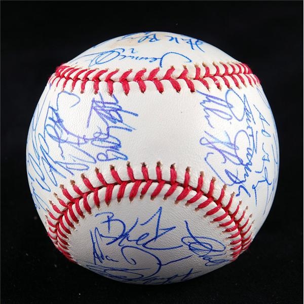 Baseball Autographs - 2001 U.S. Futures All-Stars Team Signed Baseball