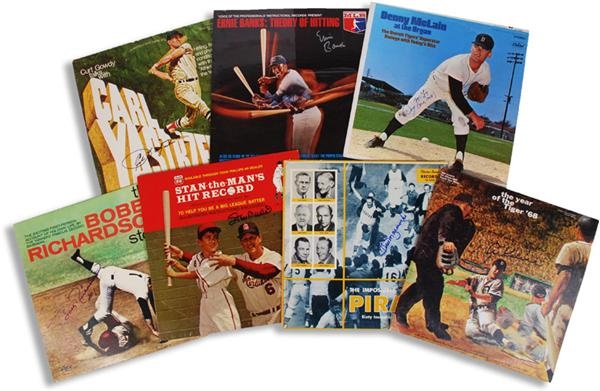 Baseball Autographs - Baseball HOFer And Stars Signed Album Collection (7)