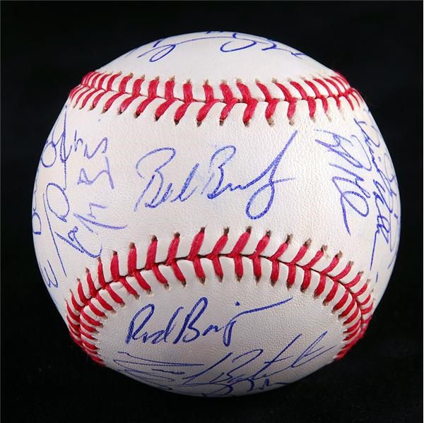 Baseball Autographs - 2001 Arizona Diamondbacks Team Signed Baseball CHAMPS