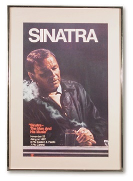 - 1981 Frank Sinatra TV Special Promotional Poster (18x26")