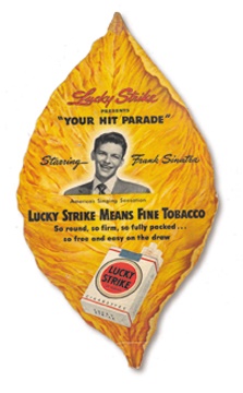 - Frank Sinatra Presents Your Hit Parade Advertising Sign