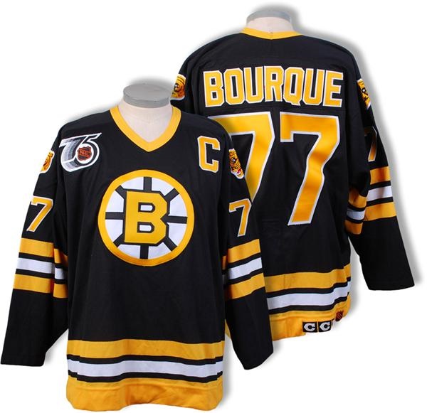 - 1991-92 Ray Bourque Boston Bruins Game Issued Jersey