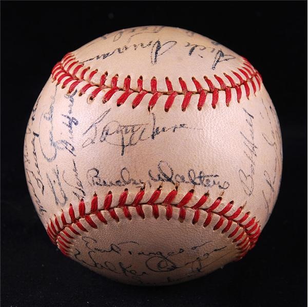 Baseball Autographs - 1950 Boston Braves Team Signed Baseball