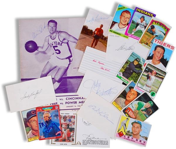 Baseball and Athlete Signature Collection with Sandy Koufax and Many Jewish Players (19)
