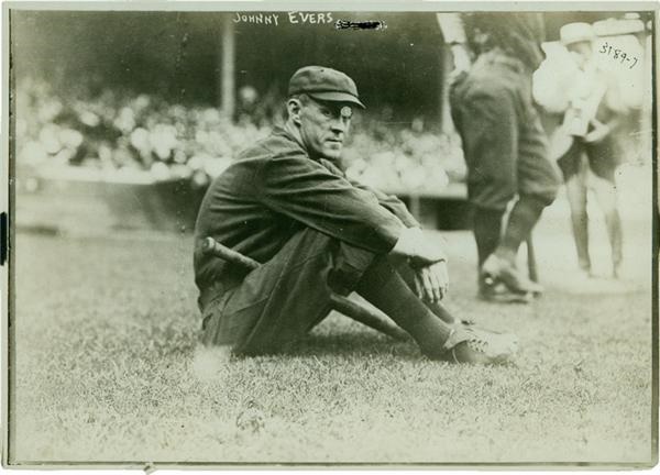 - 1917 Johnny Evers Photo by Charles Bain