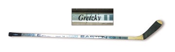 - 1993 Wayne Gretzky Game Used LA Kings Easton Stick