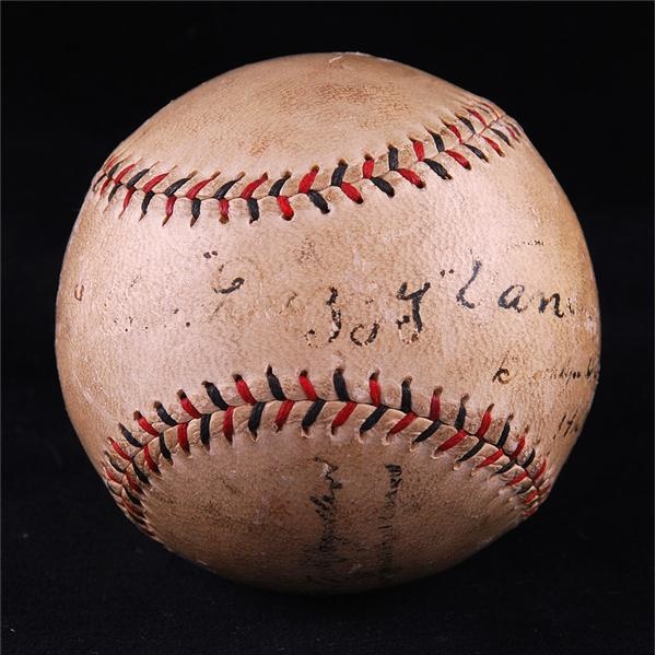 Baseball Autographs - Dazzy Vance Vintage Single Signed baseball Dates to 1929