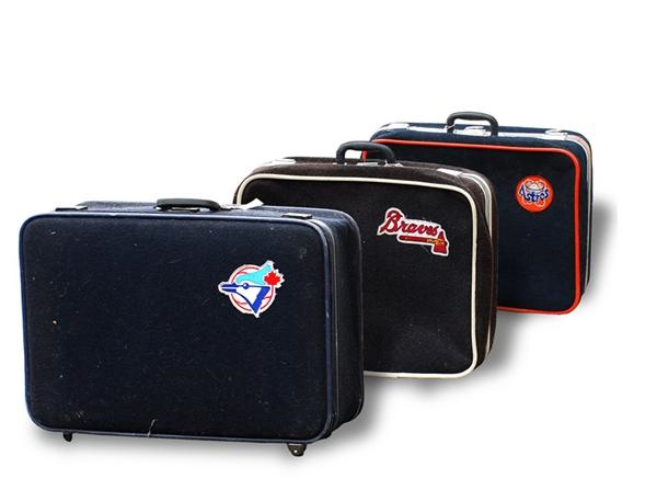 Baseball Equipment - 1980's Major League Baseball Team Suitcases (3)