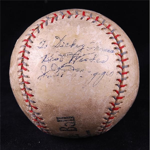 Baseball Autographs - Vintage PCL Joe Dimaggio Signed Baseball (1930's)