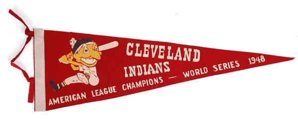 - 1948 Cleveland Indians World Series Pennant