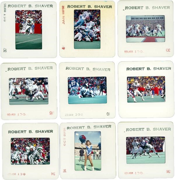 - Large Collection of 1988-1989 NFL Football Slides (1,200+)