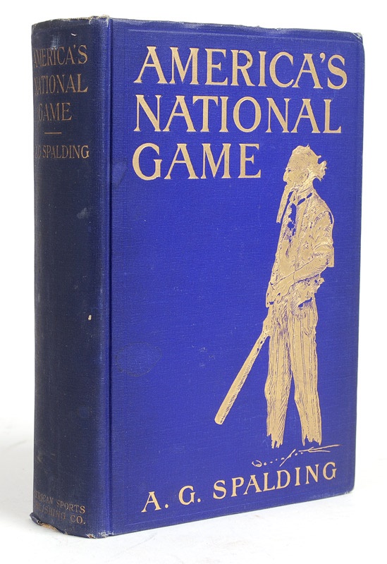 A.G. Spalding's America's National Game signed by his wife