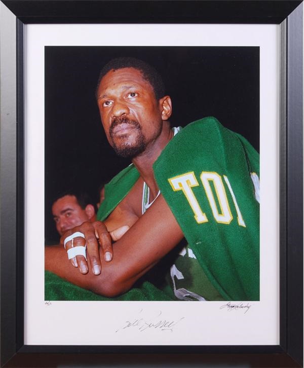 - Bill Russell Signed Ltd Ed Color Print by George Kalinsky