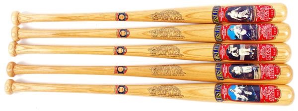 - Cooperstown "First Five" Commemorative Bats (5)