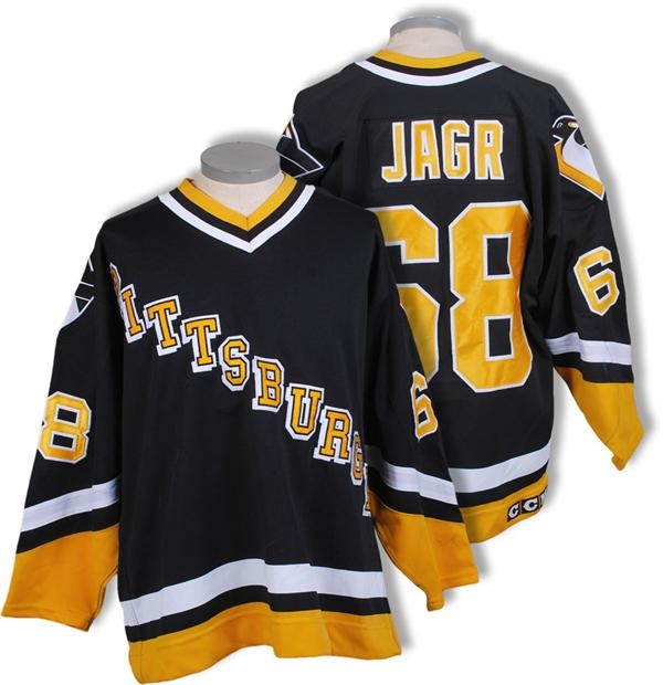 - 1994-95 Jaromir Jagr Pittsburgh Penguins Game Worn Jersey