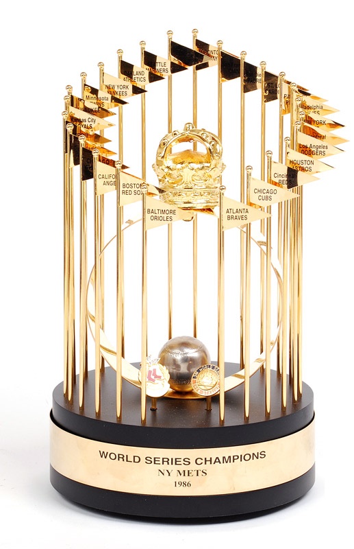 - 1986 New York Mets World Series Trophy (12'')