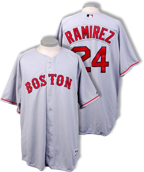 Baseball Equipment - 2007 Manny Ramirez Boston Red Sox Game Worn Jersey