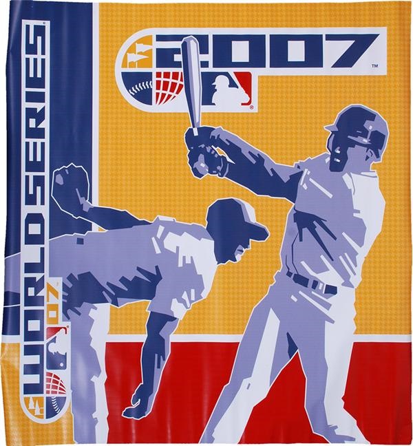 - 2007 Boston Red Sox vs.Colorado Rockies World Series Background Banner
