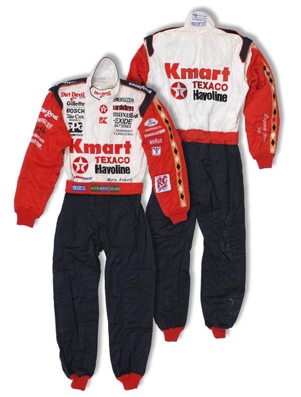- Mario Andretti's Last Ever Indy Car Race Worn Driving Suit