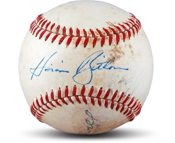 - 1951 Hiram Bithorn Single Signed Baseball