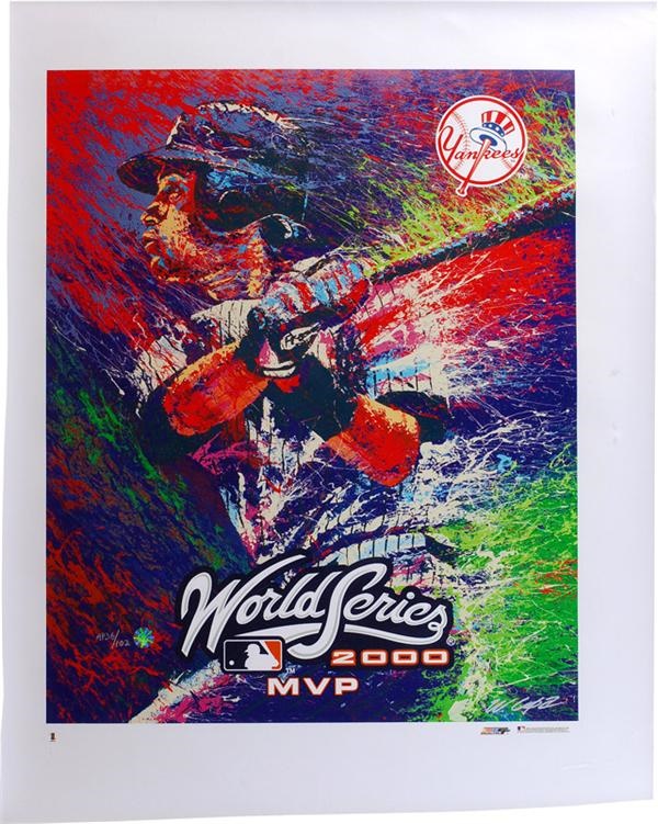 - 2000 Derek Jeter  World Series MVP Giclee ( #AP36/120)