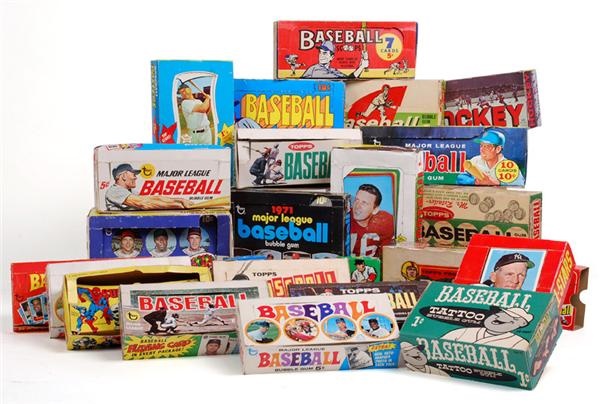 - 1960's-1970's Sports and Nonsports Display Boxes (25)