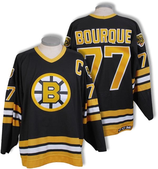 - 1993-94 Ray Bourque Boston Bruins Photo-Matched Game Worn Jersey