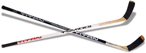- Two Early Mario Lemieux Game Used Sticks