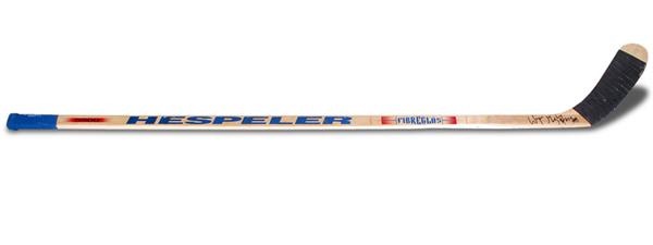 - 1998-99 Wayne Gretzky New York Rangers Game Used & Signed Stick