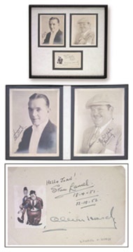 Movies - Laurel & Hardy Signature Display