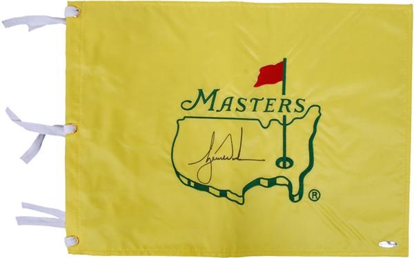 Tiger Woods Signed Masters Flag (UDA)