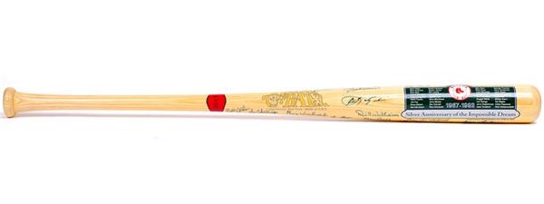 - 1967 Boston Red Sox Team Signed Baseball Bat (UDA)