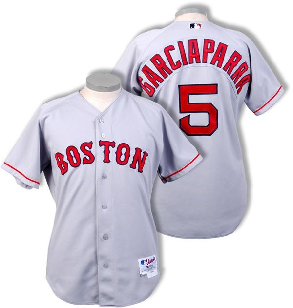 - 2004 Nomar Garciaparra Boston Red Sox Game Worn Jersey