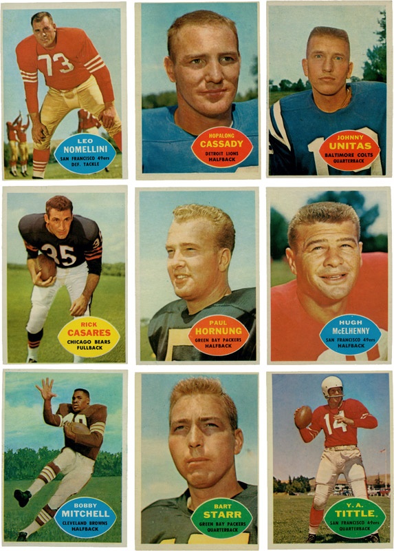 - 1960 Topps Football Card Complete Set