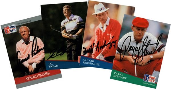 - Pro Set Signed Golf Cards with Payne Stewart (59)